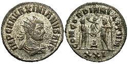 1 Antoninianus Roman Empire (27BC-395)  Maximianus (250-310)