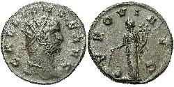 1 Antoninianus Roman Empire (27BC-395)  Gallienus (218-268)