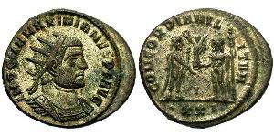 1 Antoninianus Roman Empire (27BC-395)  Maximianus (250-310)