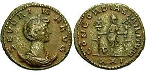 1 Antoninianus Roman Empire (27BC-395)  Ulpia Severina (?-?)