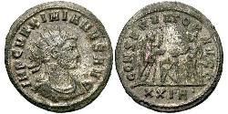 1 Antoninianus 羅馬帝國  Maximianus (250-310)