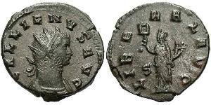 1 Antoninianus 羅馬帝國  加里恩努斯