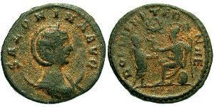 1 Antoninianus 羅馬帝國  Salonina (?-268)