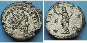 1 Antoninianus Gallic Empire (260-274) 銀 Postumus (260-268)