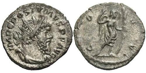 1 Antoninianus Gallic Empire (260-274) 銀 Postumus (260-268)