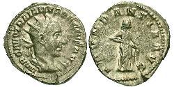1 Antoninianus 羅馬帝國 銀 Trajan Decius (201-251)