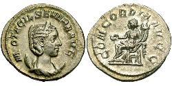 1 Antoninianus 羅馬帝國 銀 Otacilia Severa (244-249)