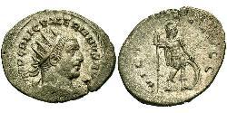 1 Antoninianus 羅馬帝國 銀 瓦勒良