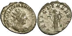 1 Antoninianus 羅馬帝國 銀 瓦勒良