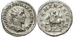 1 Antoninianus 羅馬帝國 銀 Philip the Arab (204-249)