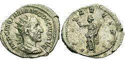 1 Antoninianus 羅馬帝國 銀 Trajan Decius (201-251)