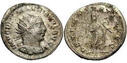 1 Antoninianus 羅馬帝國 銀 瓦勒良