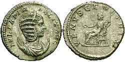 1 Antoninianus 羅馬帝國 銀 尤利亞·多姆娜