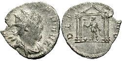 1 Antoninianus 羅馬帝國 銀 瓦勒良