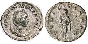 1 Antoninianus 羅馬帝國 銀 Herennia Etruscilla (249-251)