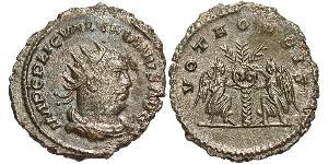 1 Antoninianus 羅馬帝國 銀 瓦勒良