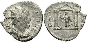 1 Antoninianus 羅馬帝國 銀 瓦勒良