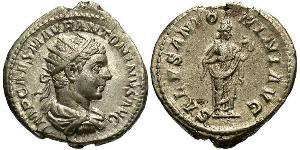 1 Antoninianus 羅馬帝國 銀 埃拉伽巴路斯