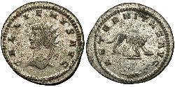 1 Antoninianus 羅馬帝國 銀/銅 加里恩努斯