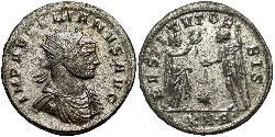 1 Antoninianus 羅馬帝國 銀/銅 奥勒良
