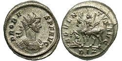 1 Antoninianus 羅馬帝國 銀/銅 Probus (232-282)