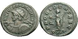 1 Antoninianus 羅馬帝國 銀/銅 Probus (232-282)