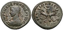 1 Antoninianus 羅馬帝國 銀/銅 Probus (232-282)