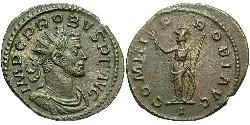 1 Antoninianus 羅馬帝國 銀/銅 Probus (232-282)