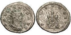 1 Antoninianus 羅馬帝國 銀/銅 加里恩努斯
