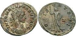 1 Antoninianus 羅馬帝國 銀/銅 Probus (232-282)