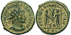 1 Antoninianus 羅馬帝國 青铜 Diocletian (244-311)