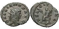 1 Antoninianus 羅馬帝國 青铜 加里恩努斯