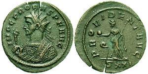 1 Antoninianus 羅馬帝國 青铜 Probus (232-282)