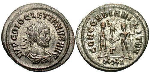 1 Antoninianus 羅馬帝國 青铜 Diocletian (244-311)