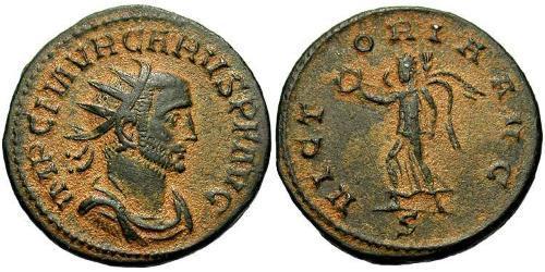 1 Antoninianus 羅馬帝國 青铜 Carus (230-283)