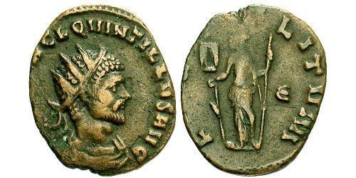 1 Antoninianus 羅馬帝國 青铜 昆提卢斯