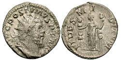 1 Antoninien Empire des Gaules (260-274) Argent Postume (260-268)