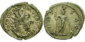 1 Antoninien Empire des Gaules (260-274) Argent Postume (260-268)