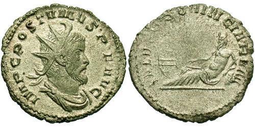 1 Antoninien Empire des Gaules (260-274) Argent Postume (260-268)