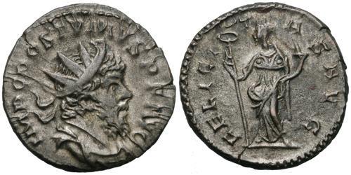 1 Antoninien Empire des Gaules (260-274) Argent Postume (260-268)