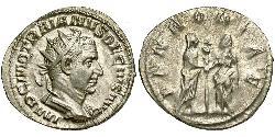 1 Antoninien Empire romain (27BC-395) Argent Trajan Dèce (201-251)