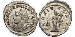 1 Antoninien Empire romain (27BC-395) Argent Philippe I (204-249)