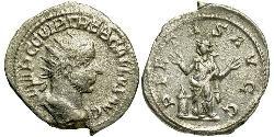 1 Antoninien Empire romain (27BC-395) Argent Trébonien Galle (206-253)