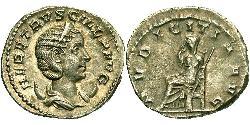 1 Antoninien Empire romain (27BC-395) Argent Herennia Etruscilla (249-251)