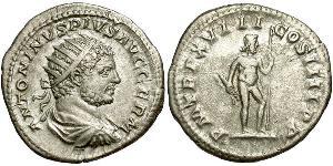 1 Antoninien Empire romain (27BC-395) Argent Caracalla (188-217)