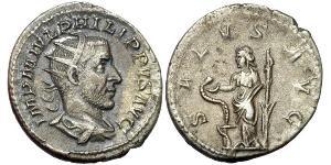1 Antoninien Empire romain (27BC-395) Argent Philippe I (204-249)