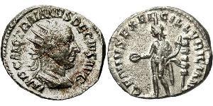 1 Antoninien Empire romain (27BC-395) Argent Trajan Dèce (201-251)