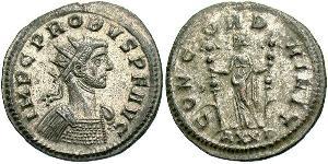 1 Antoninien Empire romain (27BC-395) Argent Probus (232-282)
