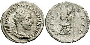 1 Antoninien Empire romain (27BC-395) Argent Philippe I (204-249)