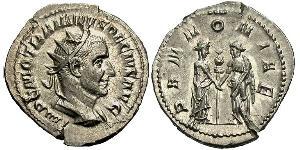 1 Antoninien Empire romain (27BC-395) Argent Trajan Dèce (201-251)
